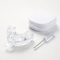 Adjustable anti Snoring Mouth Guard Anti-Snoring Mouthpiece Sleeping Devices Bruxism Snoring Stopper Improve Sleep Mouthpiece — angle