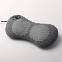 3-In-1 Back Massager Heat Vibration for Back Pain Relief Herniated Disc Stretch Support Traction Lower Back Massage Pillow — angle