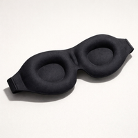 Eye Mask for Sleeping 3D Contoured Cup Blindfold Concave Molded Night Sleep Mask Block Out Light with Women Men — angle