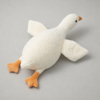 Hot 35/50/90/130CM Funny Goose Plush Stuffed Soft Duck Sleeping Pillow Sofa Cushion Kids Girlfriend Birthday Gift Toy — angle