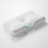 Memory Foam Pillow Core Ergonomic Ice Silk Adult Memory Cotton Neck Support Pillow — angle