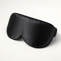 Mulberry Silk Sleeping Mask Eyepatch Blocking Light Eyemask Eyeshade Soft Padded Slaapmasker Travel Sleeping Aid for Sleep Patch — angle