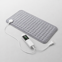 30*60Cm Electric Heating Pads for Back Neck Shoulder Home Office Washable Winter Warm Blanket 4 Timer 9 Temperature Control — angle