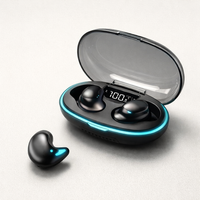 Sleep Wireless Earphone TWS Bluetooth 5.3 Headphones Hidden Earbuds IPX5 Waterproof Noise Reduction Sports Headset — angle