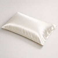 100% Natural Mulberry Silk Pillowcase with OEKO-TEX 19 Momme Luxry Silk Pillow Case Free Shipping — angle
