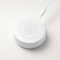 White Noise Machine 10/12 Sounds USB Rechargeable Portable Sleep Machine for Baby Adult Elder Timer Volume Sleeping & Relaxation — angle