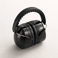 Foldable Anti-Noise Head Earmuffs Ear Protector Snr-35Db for Kids/Adults Study Sleeping Work Shooting Hearing Safe Protection — angle