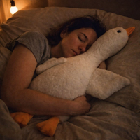 Hot 35/50/90/130CM Funny Goose Plush Stuffed Soft Duck Sleeping Pillow Sofa Cushion Kids Girlfriend Birthday Gift Toy — night use