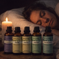 30Ml Lavender Peppermint Vanilla Tea Tree Essential Oils for Aromatherapy Candle Making Natural Eucalyptus Aroma Oils — night use