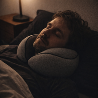Travel Neck Pillow Memory Foam U-Shaped Pillow Snail Style Travel Neck Support Portable Adjustable Soft Noon Break Sleep Pillows — night use