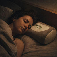 Cylindrical Buckwheat Pillows Breathable Anti-Arch Cervical Vertebra Pillow Correction Traction Pillow Core for Neck Pain Relief — night use