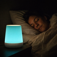MBZ085 White Noise Machine Baby Sleep Sound Machine Colorful Night Lights 28 Soothing Sounds with 3.5Mm Headphone Jack — night use